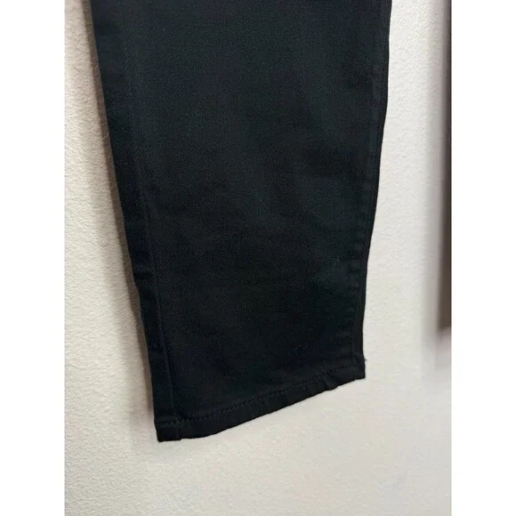 Universal Thread Size 10 Curvy Skinny Jeans Black Mid Rise Denim Cotton Stretch - Picture 3 of 10